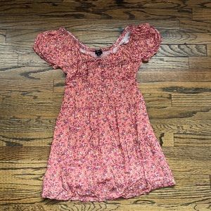 J. Crew flower peasant dress